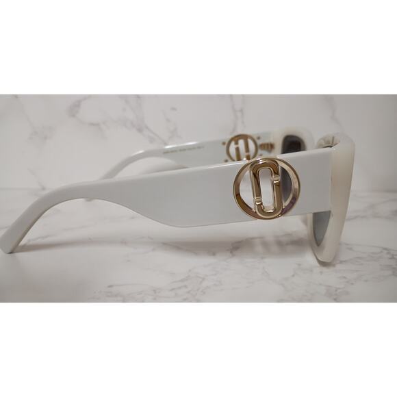 MARC JACOBS MARC 687/S Square Ivory Sunglasses w/ Case - EUC